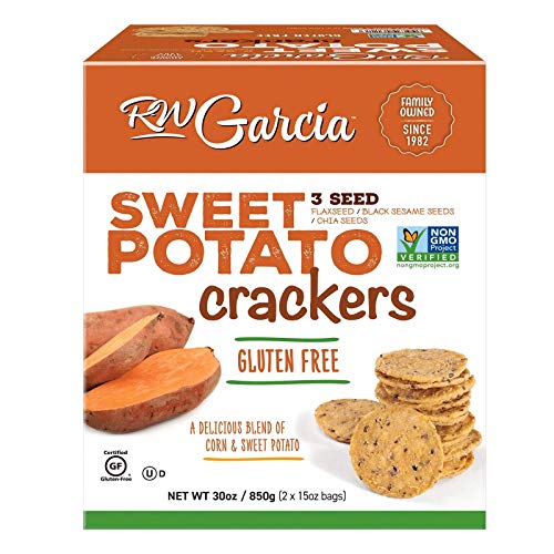 Rw Garcia Sweet Potato 3 Seeds Crackers Net Wt 30 Oz 2 X 15Oz B