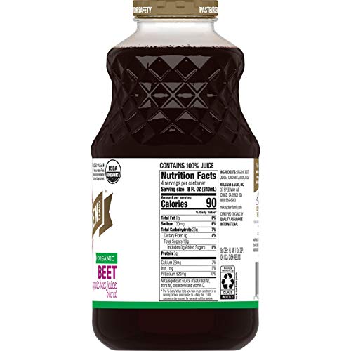 R.W. Knudsen Organic Beet Juice, 32 Ounces Packaging May Vary