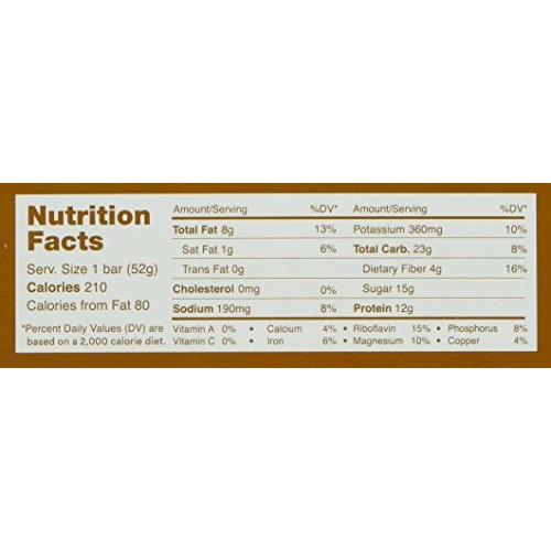Rx Bar Protein Bar, Peanut Butter, 1.83 Oz 12 Count