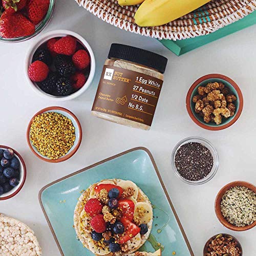 Rx Nut Butter, Chocolate Peanut Butter Jar, 10 Ounce Pack Of 2