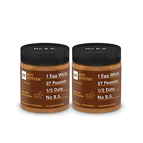 Rx Nut Butter, Chocolate Peanut Butter Jar, 10 Ounce Pack Of 2