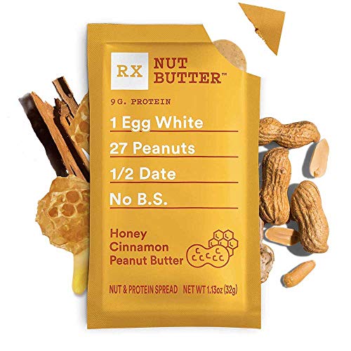 Rx Nut Butter, Honey Cinnamon Peanut Butter, 1.13 Ounce Pack Of