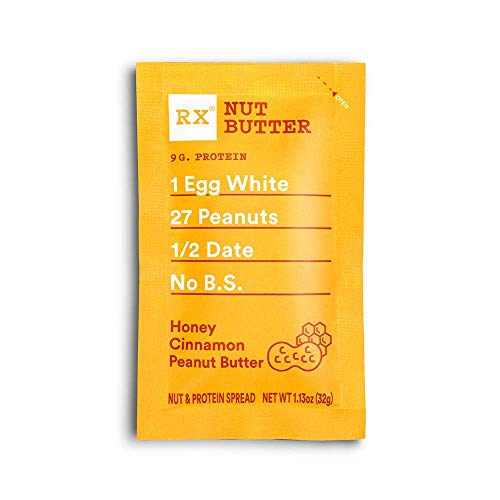 Rx Nut Butter, Honey Cinnamon Peanut Butter, 1.13 Ounce Pack Of