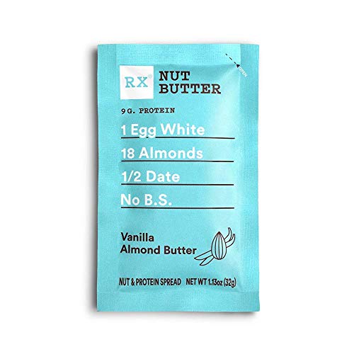 Rx Nut Butter, Vanilla Almond Butter, 1.13 Ounce Pack Of 10