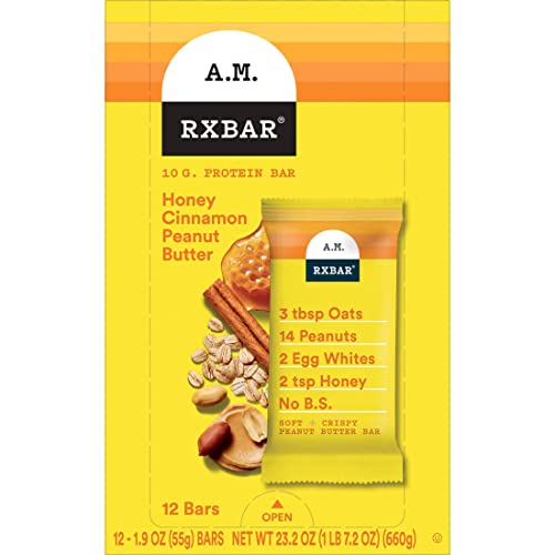Rxbar A.M. Protein Bars, Gluten Free Snacks, Breakfast Snacks, H