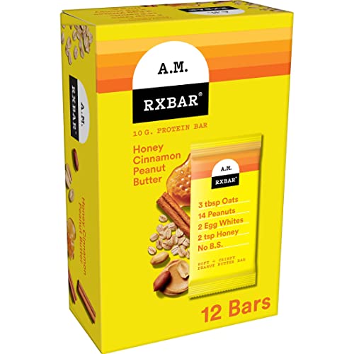 Rxbar A.M. Protein Bars, Gluten Free Snacks, Breakfast Snacks, H