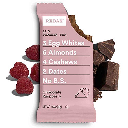 Rxbar, Chocolate Raspberry, Protein Bar, 1.83 Ounce Pack Of 12