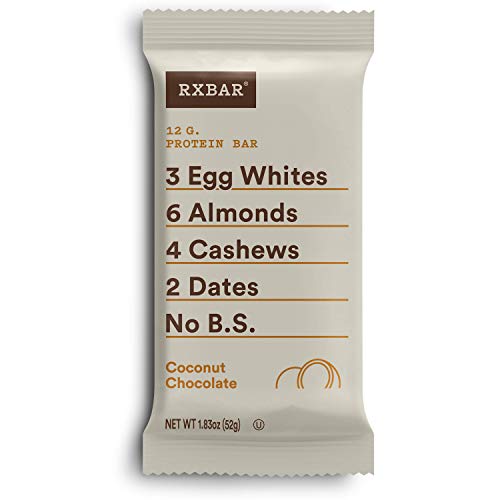 Rxbar, Coconut Chocolate, Protein Bar, 1.83 Ounce Pack Of 12,