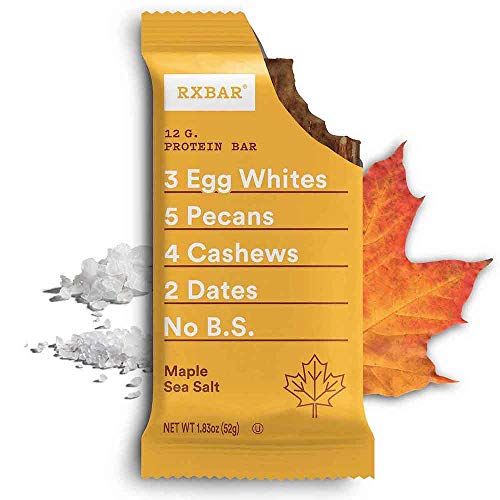 Rxbar, Maple Sea Salt, Protein Bar, 1.83 Ounce Pack Of 12, Hig