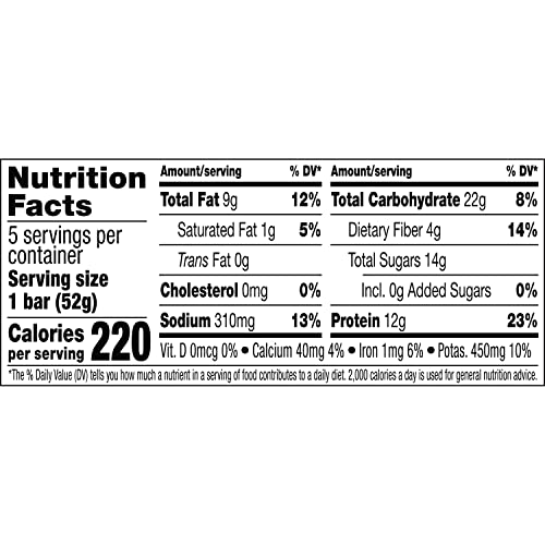 RXBAR Protein Bars, 12g Protein, Gluten Free Snacks, Vanilla Alm...
