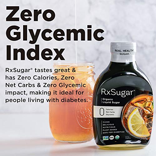 Rxsugar Delicious Plant-Based Organic Liquid Sugar, 16 Oz | 0 Ca