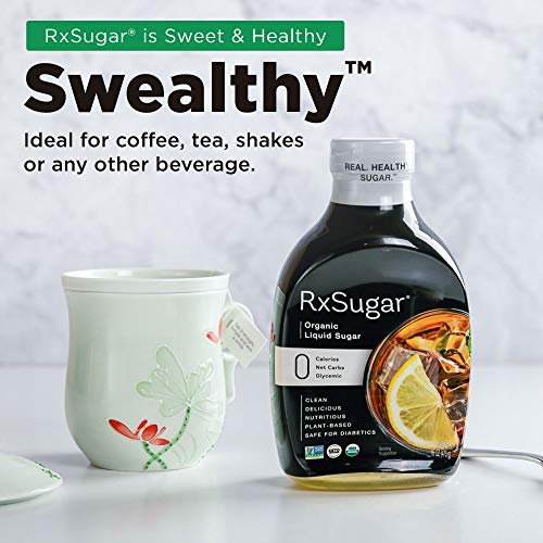 Rxsugar Delicious Plant-Based Organic Liquid Sugar, 16 Oz | 0 Ca