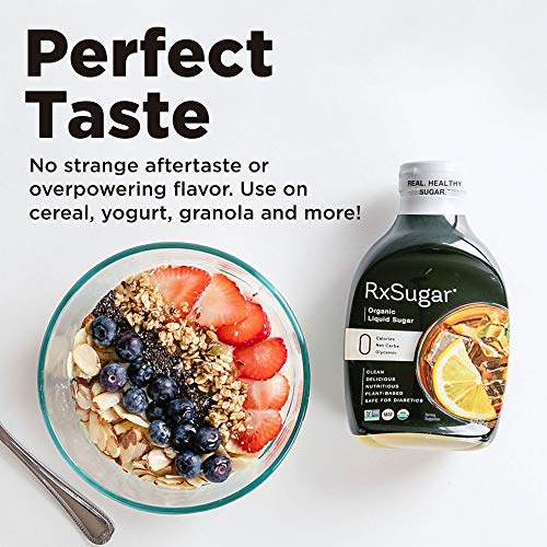 Rxsugar Delicious Plant-Based Organic Liquid Sugar, 16 Oz | 0 Ca