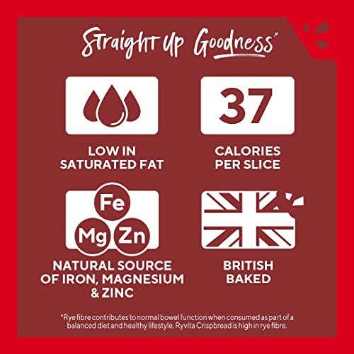 Ryvita Dark Rye Crispbread, 250 g