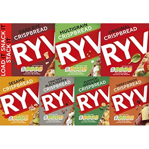 Ryvita Dark Rye Crispbread, 250 g
