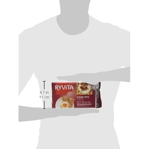 Ryvita Dark Rye Crispbread, 250 g
