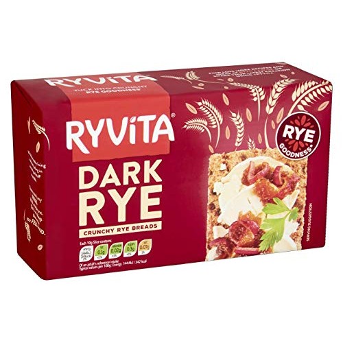 Ryvita Dark Rye Crispbread, 250 g