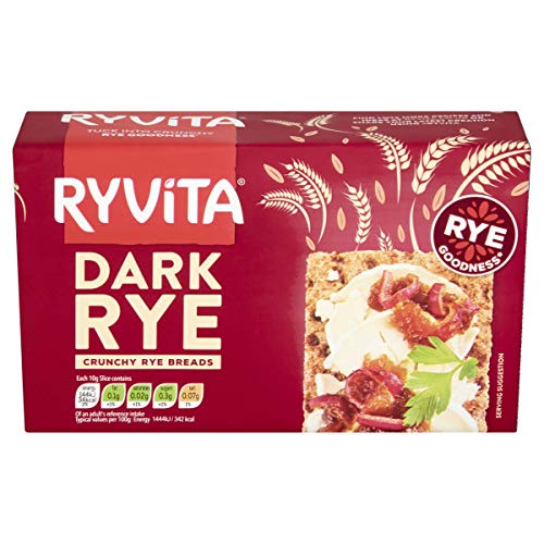 Ryvita Dark Rye Crispbread, 250 g