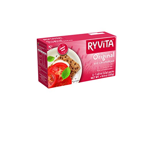 Ryvita Original Rye Crispbread, Dark Rye, 8.8 Ounce Pack of 10