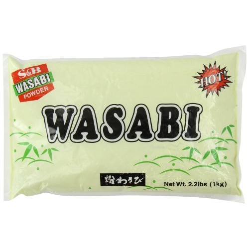 2.2 Pounds Wasabi Powder By S &Amp; B One Bag