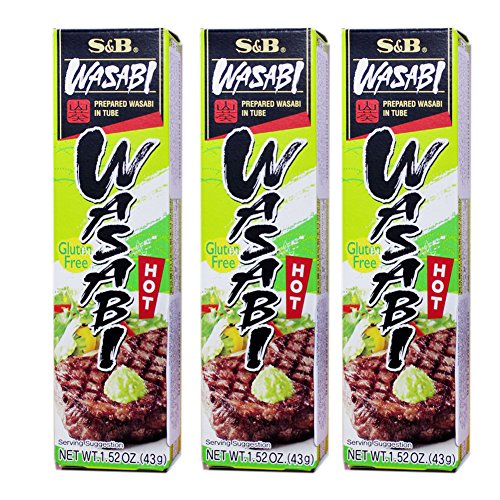 [ New Gluten Free ] S&Amp;B Prepared Wasabi In Tube 43G - 3 Packs