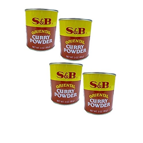 S & B Curry Powder, Oriental, 3 ozFour-Pack