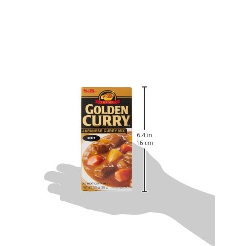 S&B, Golden Curry Sauce Mix, Hot, 3.2 oz