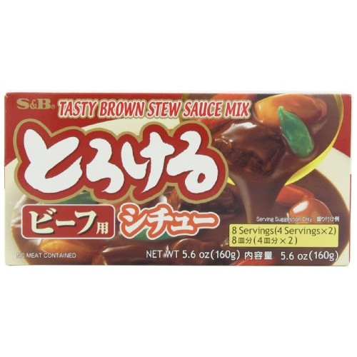 S&Amp;B Tasty Beef Stew Sauce Mix, 5.6-Ounce