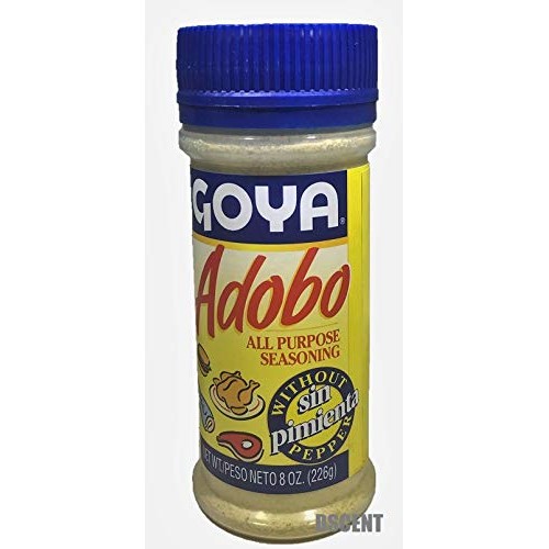 Goya Adobo All Purpose Seasoning Without Pepper, 8.0 Oz 4 Value