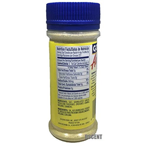 Goya Adobo All Purpose Seasoning Without Pepper, 8.0 Oz 4 Value