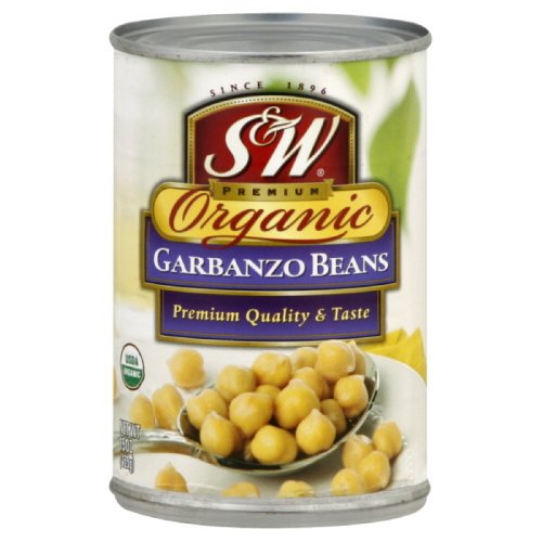 S&Amp;W Garbanzo Beans, Organic, 15-Ounce Pack Of 12