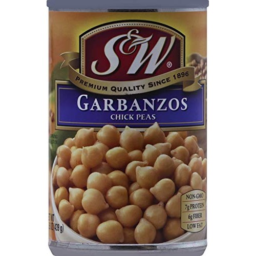 S&Amp;W Beans, Garbanzo, 15.5-Ounce Pack Of 12