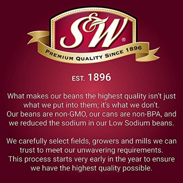 S&W - Pinto Chili Beans - Canned Beans - 15.5 Ounce Can Pack Of...