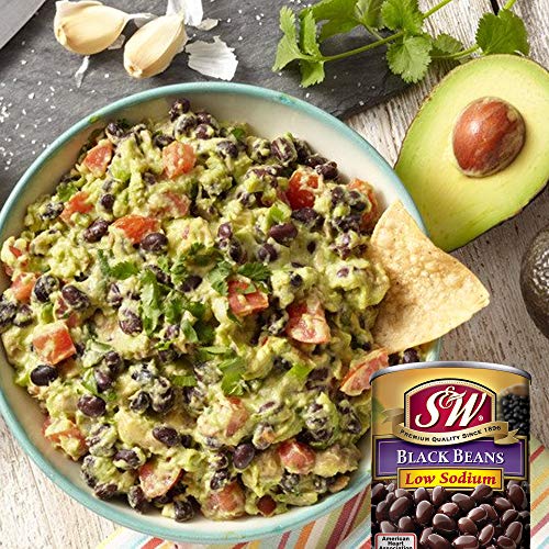 S &Amp; W • Canned Low Sodium Black Beans 12 Pack, Vegan, Non-Gmo,