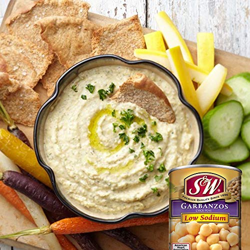 S &Amp; W • Canned Low Sodium Garbanzo Beans 12 Pack, Chickpeas, V