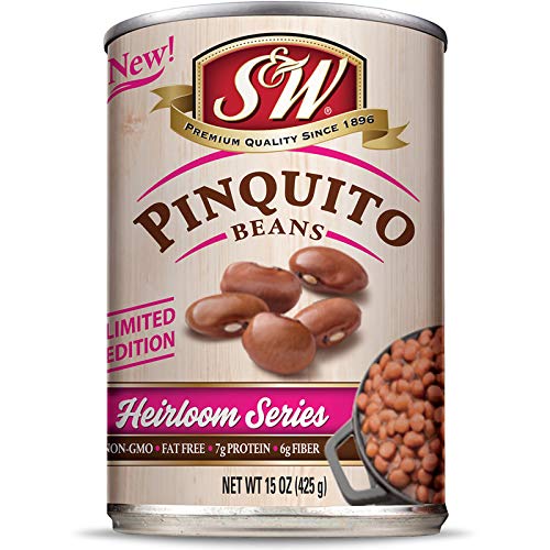 S &Amp; W • Canned Pinquito Beans 12 Pack, Vegan, Non-Gmo, Natural