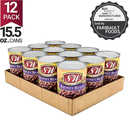 S&Amp;W - Dark Red Kidney Beans - Canned Beans - 15.5 Ounce Can Pac
