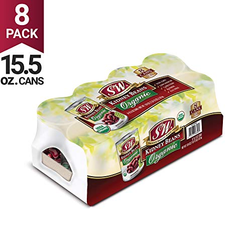 S&Amp;W - Organic Kidney Beans - 15.5 Oz. Can Pack Of 8