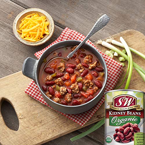 S&Amp;W - Organic Kidney Beans - 15.5 Oz. Can Pack Of 8