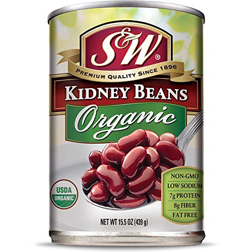 S&Amp;W - Organic Kidney Beans - 15.5 Oz. Can Pack Of 8