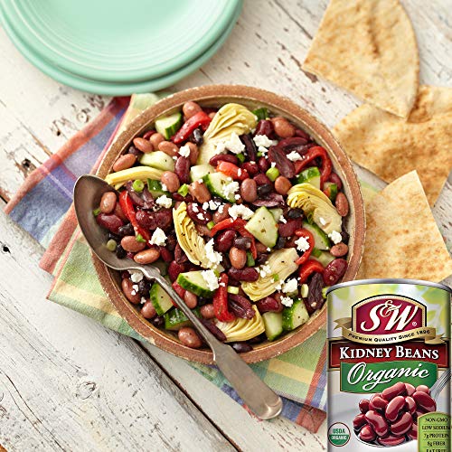 S&Amp;W - Organic Kidney Beans - Canned Beans - 15.5 Ounce Can Pack