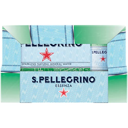 S.Pellegrino Sparkling Natural Mineral Water, 11.15 Fl Oz Cans,