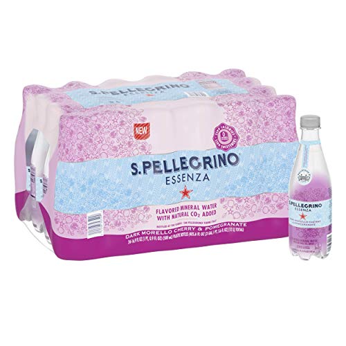 S.Pellegrino Essenza Dark Morello Cherry &Amp; Pomegranate Flavored