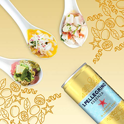 S.Pellegrino Essenza Flavored Mineral Water, 11.15 Fl Oz. Cans