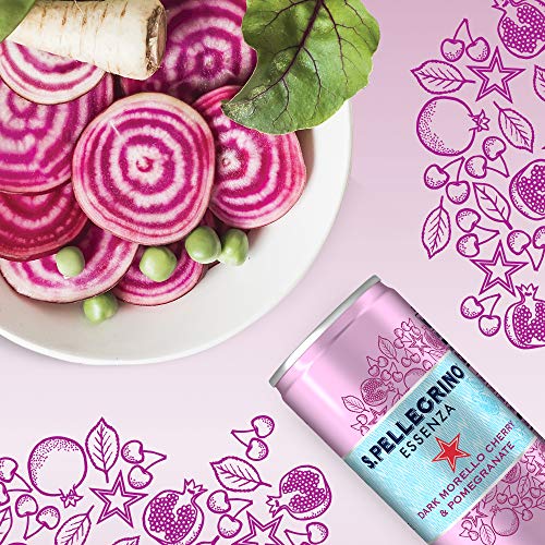 S.Pellegrino Essenza Flavored Mineral Water, 11.15 Fl Oz. Cans