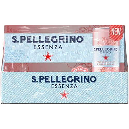 S.Pellegrino Essenza Pink Grapefruit Citrus Blend Flavored Miner...