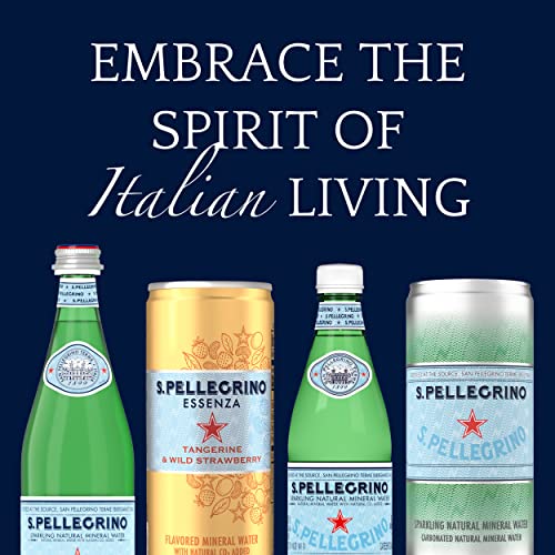 S.Pellegrino Essenza Tangerine &Amp; Wild Strawberry Flavored Minera