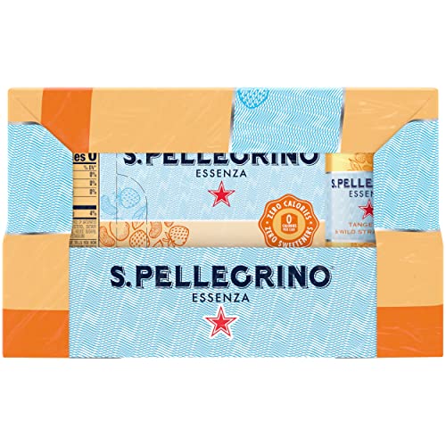 S.Pellegrino Essenza Tangerine &Amp; Wild Strawberry Flavored Minera