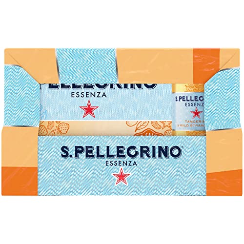 S.Pellegrino Essenza Tangerine &Amp; Wild Strawberry Flavored Minera