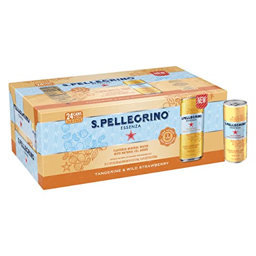 S.Pellegrino Essenza Tangerine &Amp; Wild Strawberry Flavored Minera